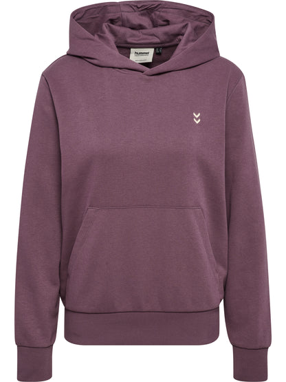 HUMMEL Pulse Sweat Hoodie Damen (black plum)