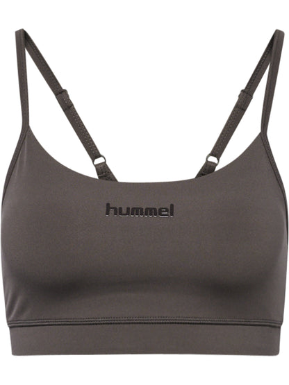 HUMMEL Prima Medium Support Bra Damen (dark gull gray)