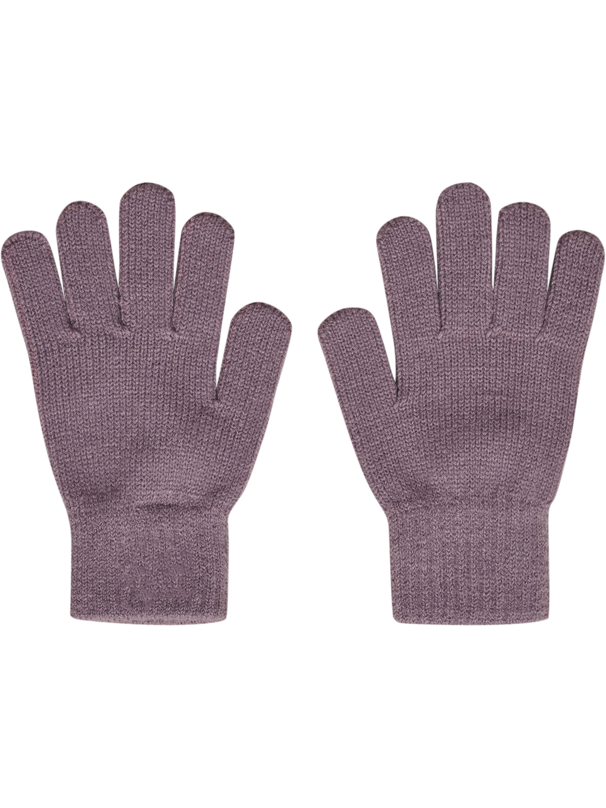 HUMMEL Knit Gloves 2-Pack Kind (gray ridge)