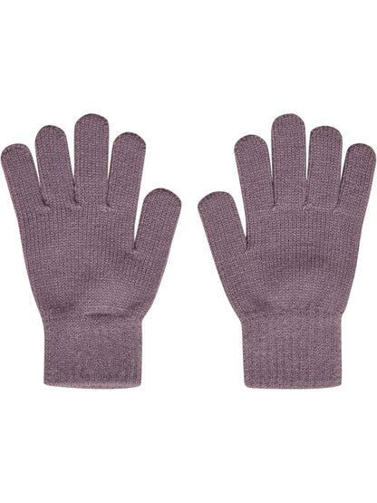 HUMMEL Knit Gloves 2-Pack Kind (gray ridge)