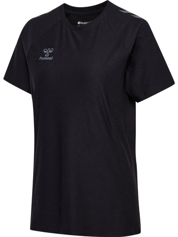 HUMMEL Cima 2.0 Jersey S/S Damen (black melange)