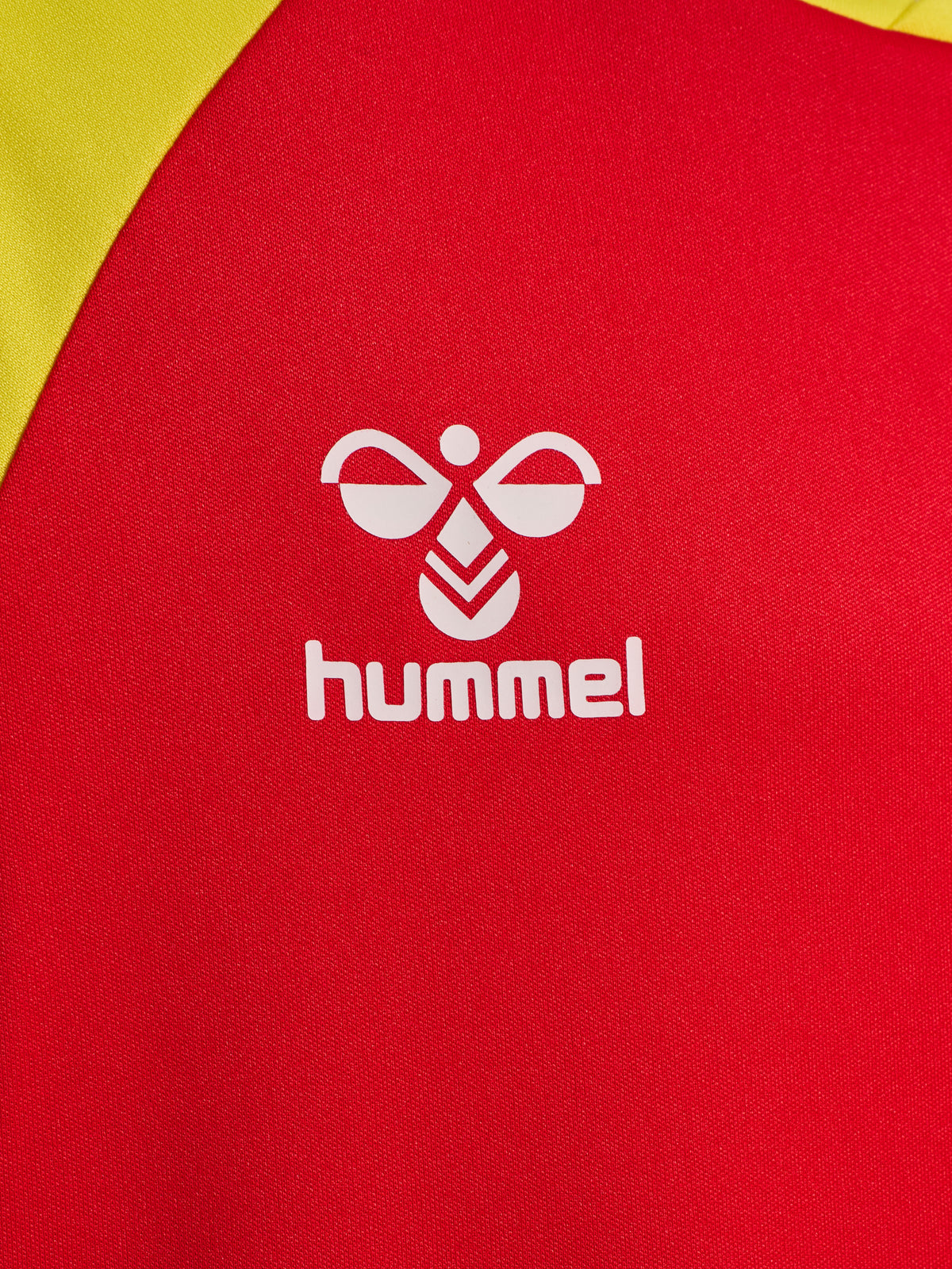 HUMMEL Match League Jersey S/S Kind (true red/blazing yellow)
