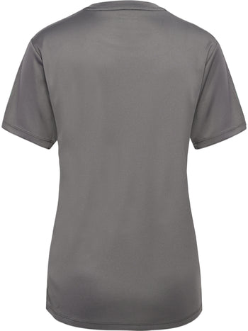 HUMMEL Essential Jersey S/S Damen (steel gray)