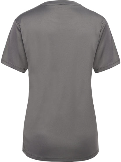 HUMMEL Essential Jersey S/S Damen (steel gray)