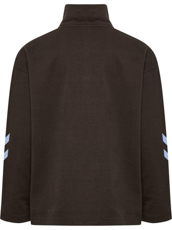 HUMMEL Timmi Half Zip Sweat Kind (turkish coffee)