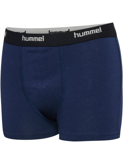 HUMMEL Nalle Boxers 3 Pack Kind (grey melange/dress blues/black)
