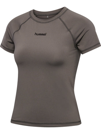 HUMMEL Prima T-Shirt S/S Damen (dark gull gray)