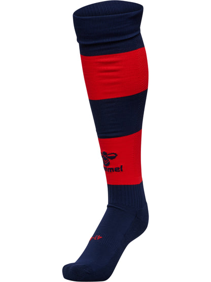 HUMMEL Essential Stripe Football Socks (marine/true red)