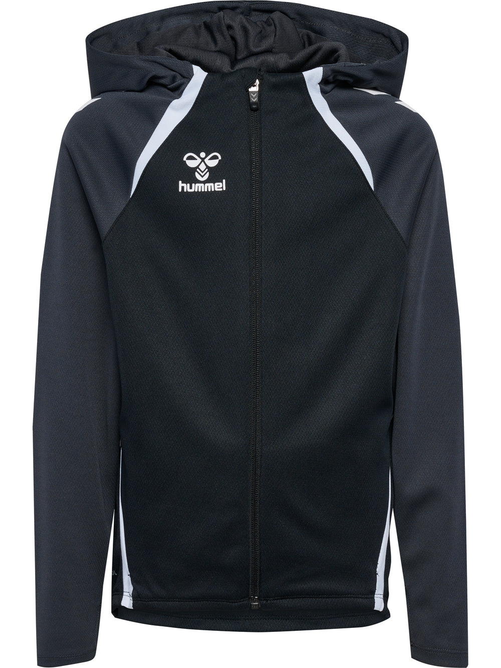 HUMMEL Lead 2.0 Zip Hoodie Kind (black/asphalt)