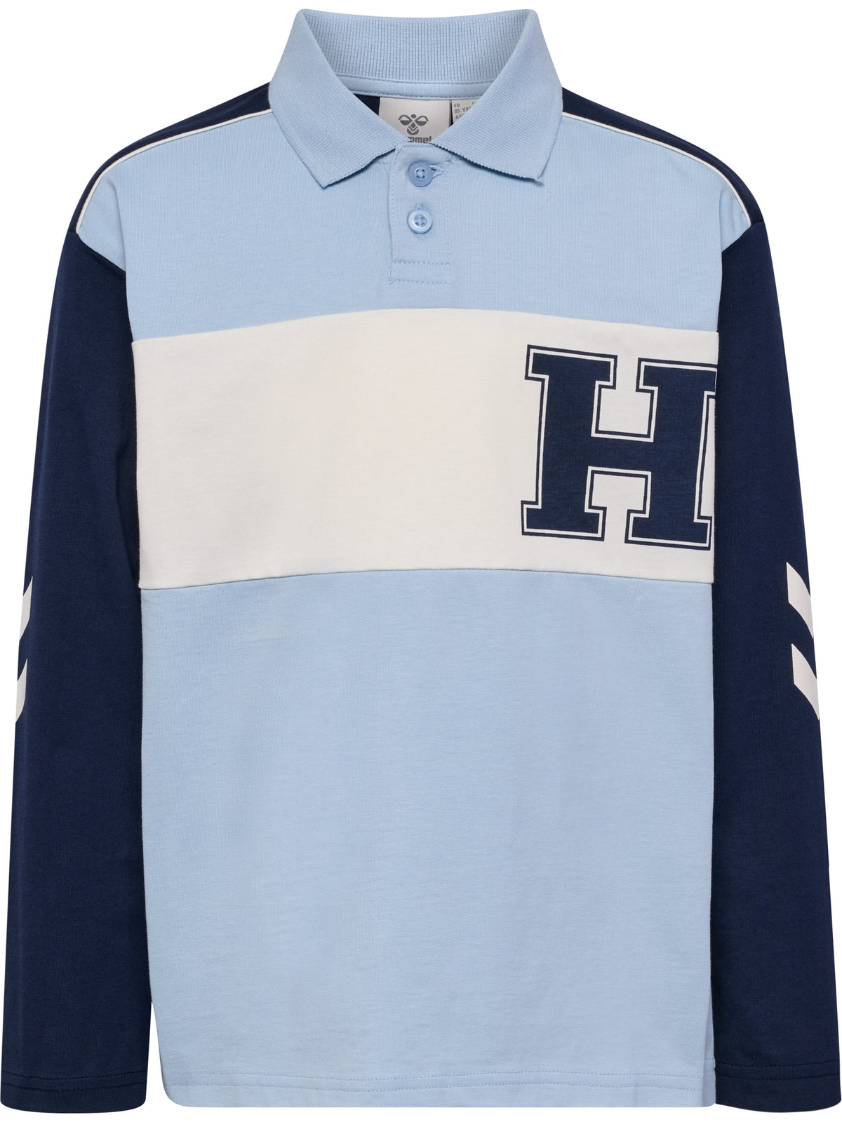HUMMEL Robin Jersey Polo L/S Kind (cashmere blue)
