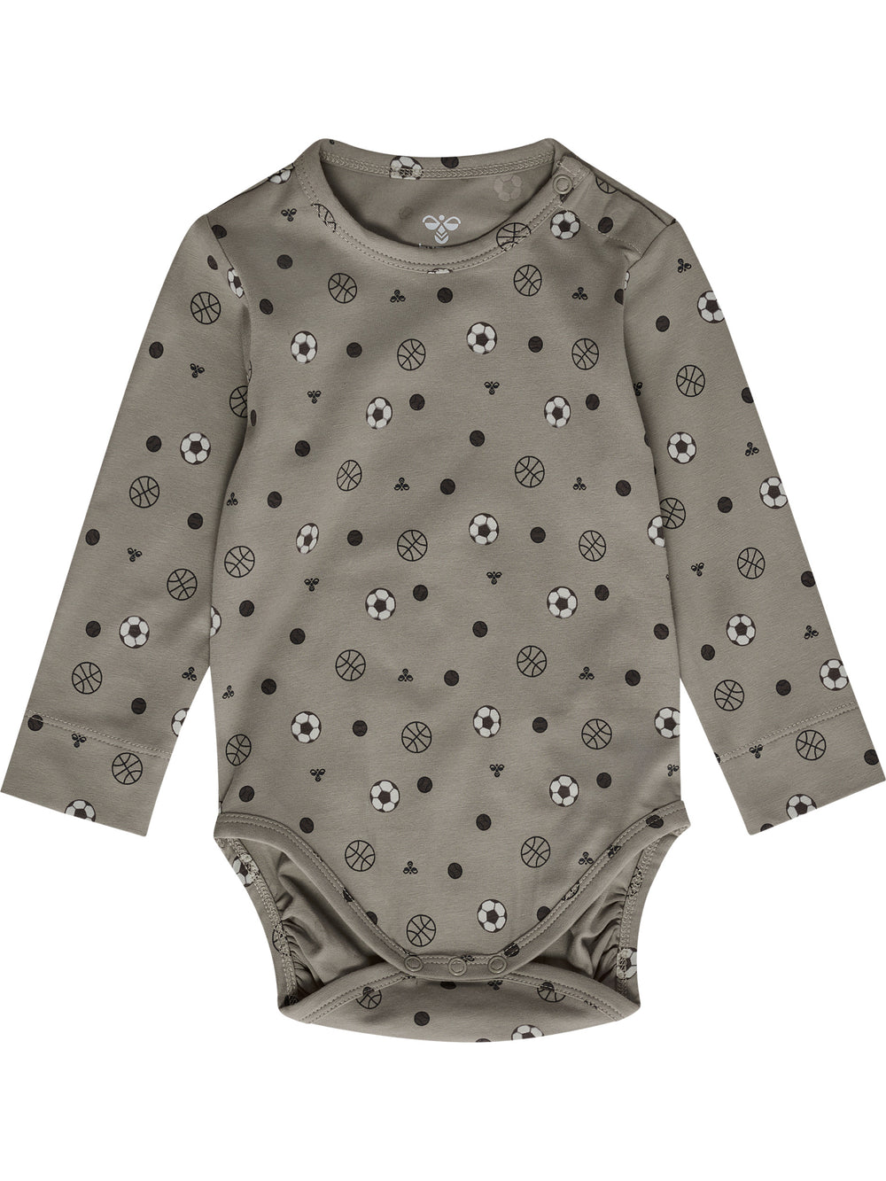HUMMEL Mini AOP Body L/S Kind (vintage khaki)