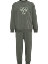 HUMMEL Mini Jersey Crewsuit Bee Kind (castor gray)