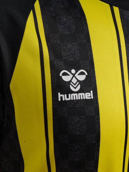 HUMMEL Match Striped Jersey S/S (blazing yellow/black)