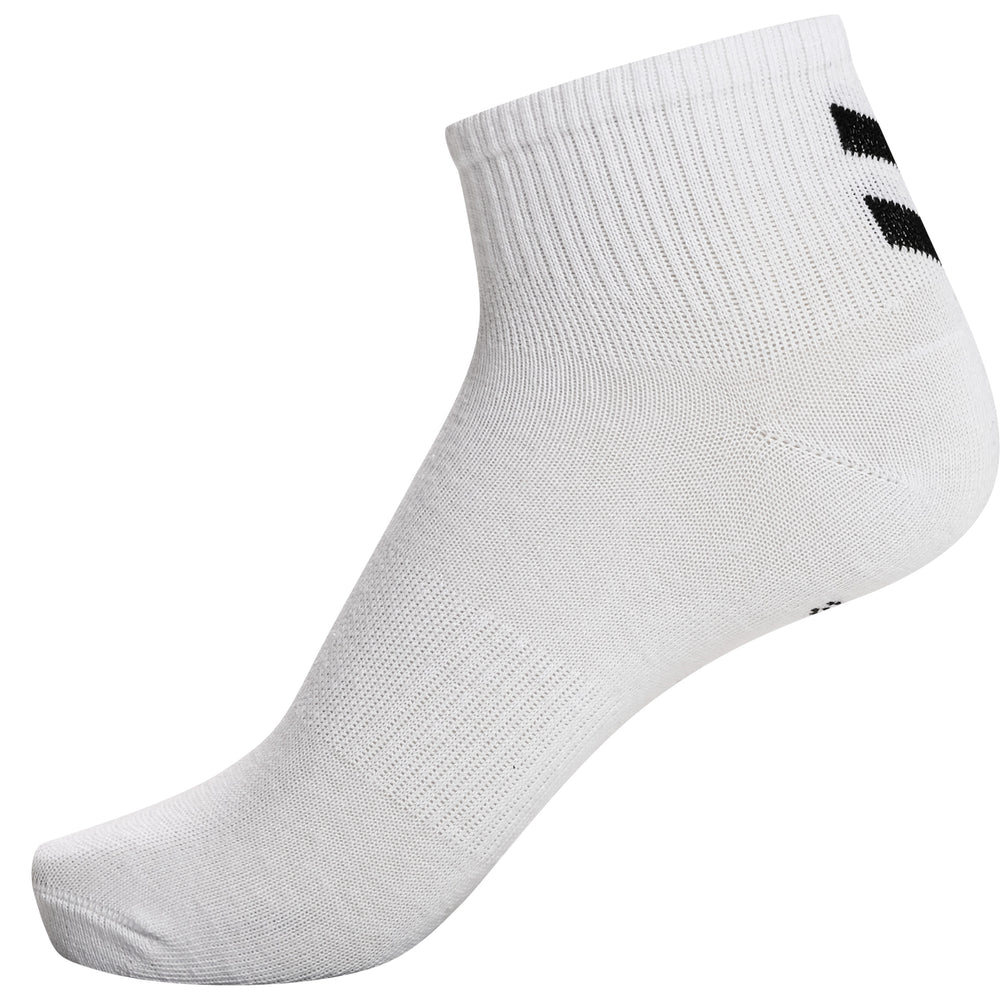 HUMMEL Chevron 6-Pack Mid Cut Socks (white/white)