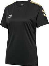 HUMMEL Essential 2.0 Jersey S/S Damen (black/gold)