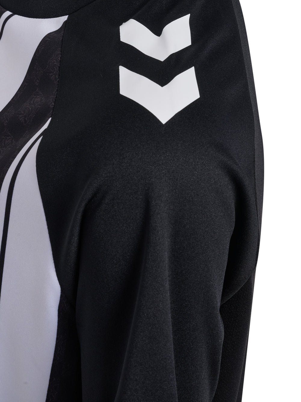 HUMMEL Match Striped Jersey S/S Kind (black/white)
