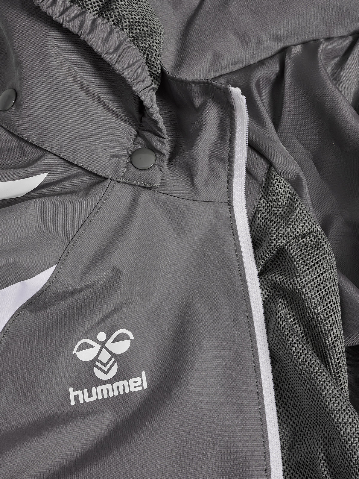 HUMMEL Core 2.0 All-Weather Jacket Kind (steel gray/white)