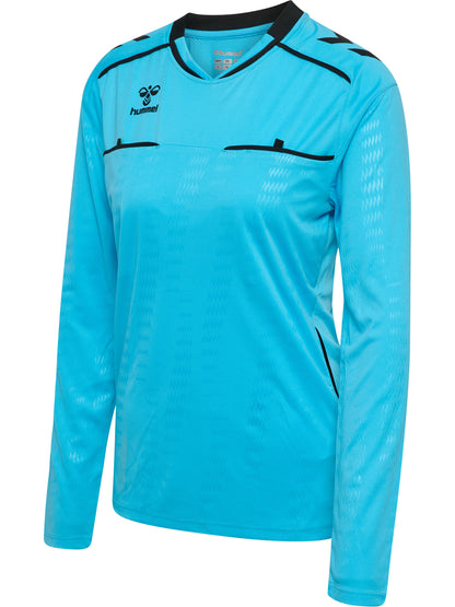 HUMMEL Referee Jersey L/S Damen (neon blue)