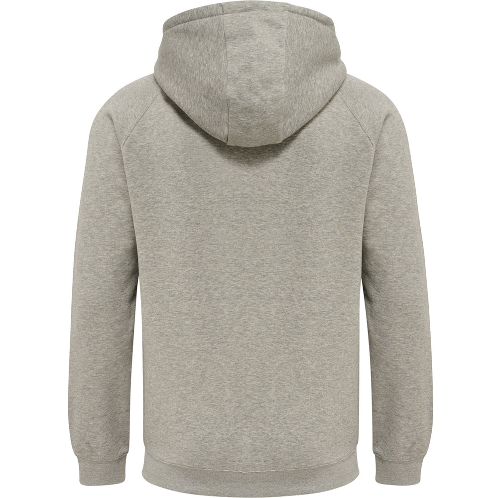 HUMMEL Red Classic Hoodie (grey melange)
