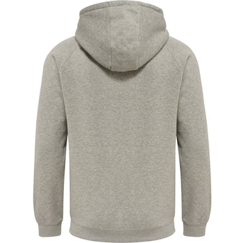 HUMMEL Red Classic Hoodie (grey melange)