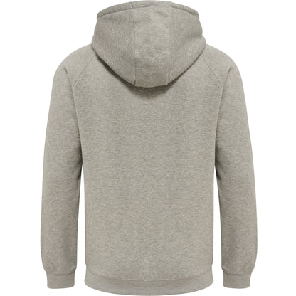 HUMMEL Red Classic Hoodie (grey melange)