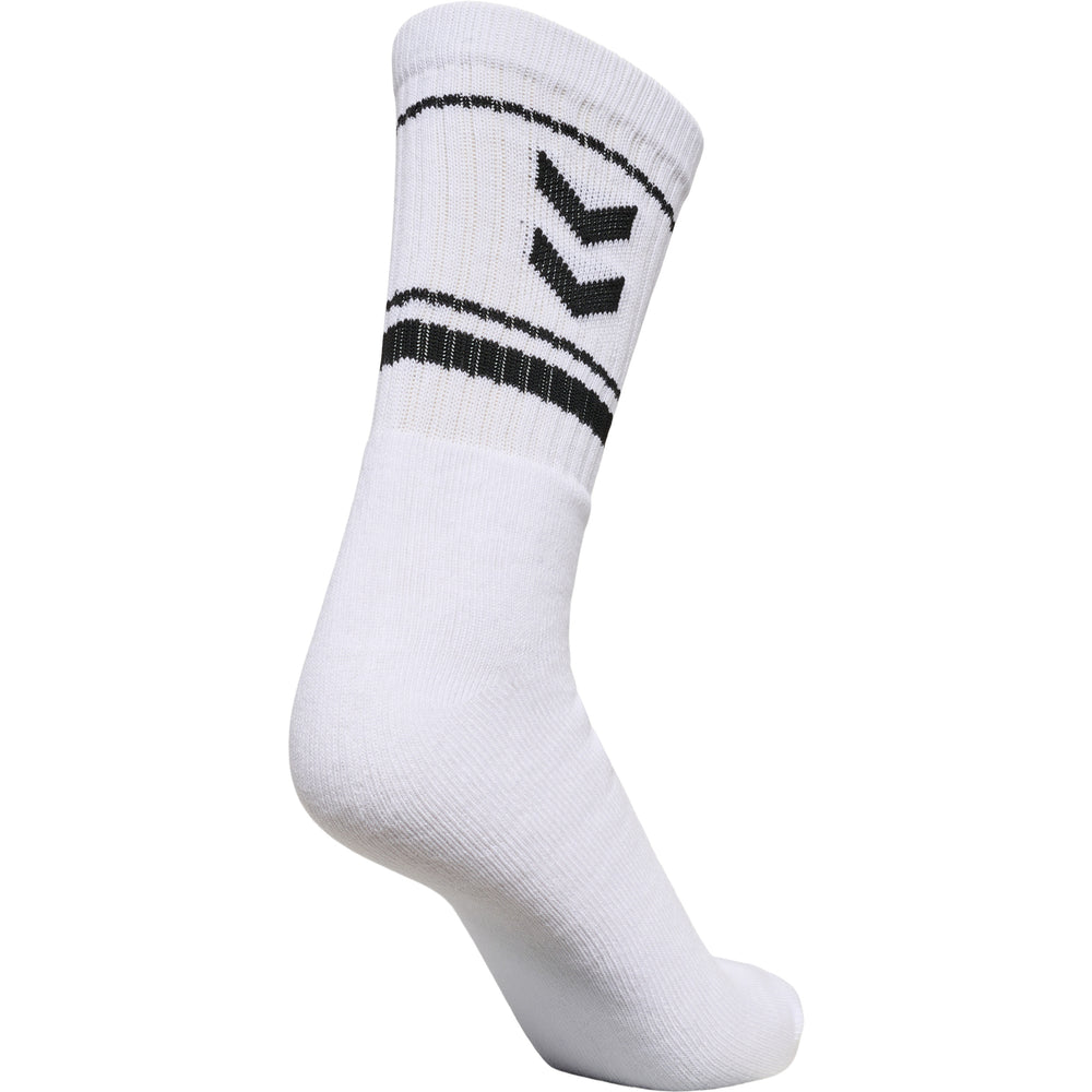 HUMMEL Stripe Crew 3-Pack Socks (white)