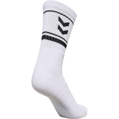 HUMMEL Stripe Crew 3-Pack Socks (white)