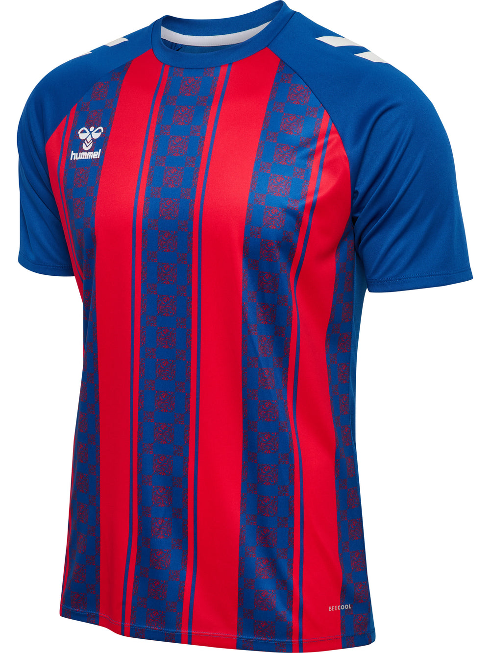HUMMEL Match Striped Jersey S/S (true blue/true red)