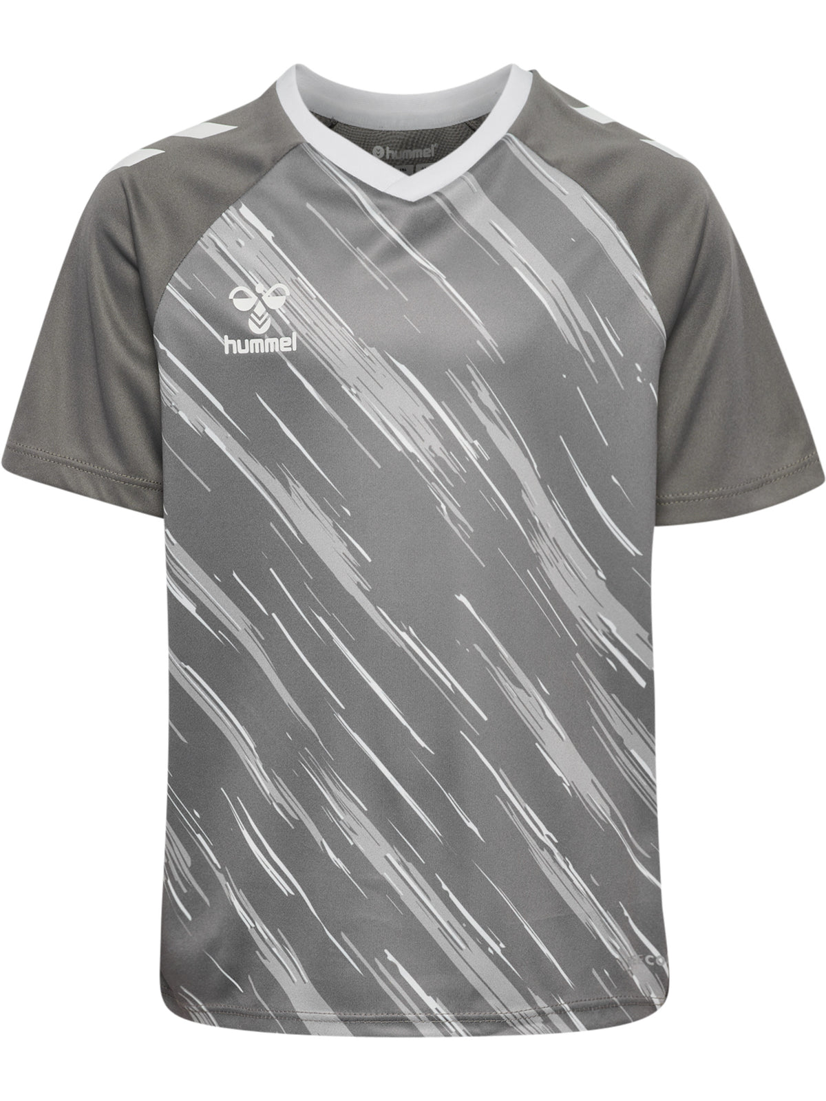 HUMMEL Match Triumph Jersey S/S Kind (steel gray/white)