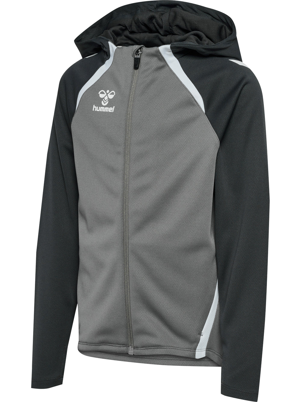 HUMMEL Lead 2.0 Zip Hoodie Kind (steel gray/asphalt)