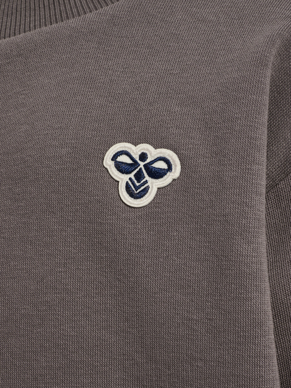 HUMMEL Mini Loose Crewneck Bee Kind (dark gull gray)