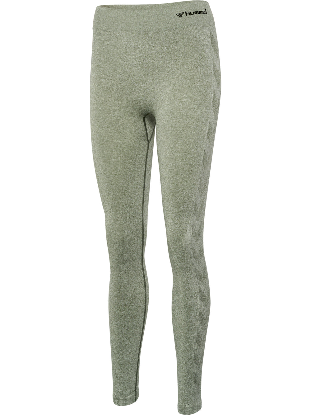 HUMMEL Ci Seamless Mid Waist Tights Damen (seagrass melange)