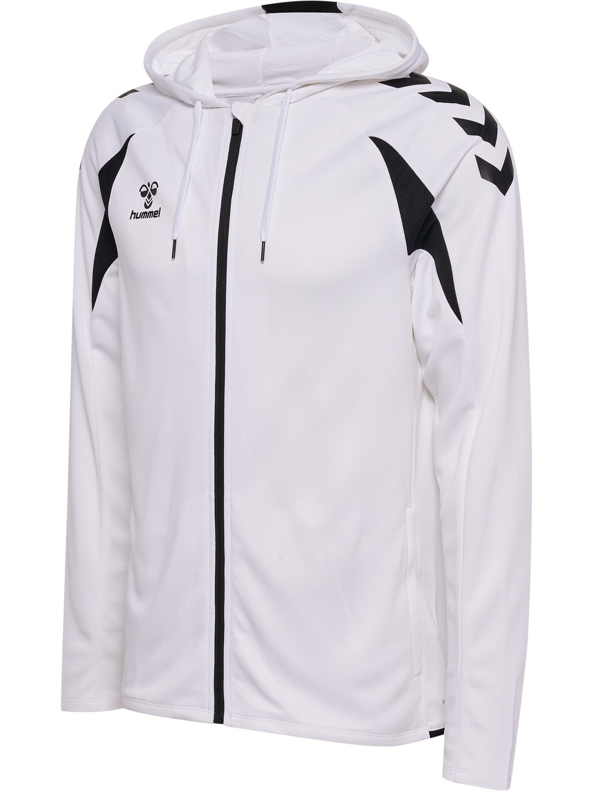 HUMMEL Core 2.0 Zip Hoodie (white/black)
