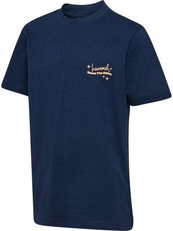 HUMMEL Reg Graphic T-Shirt S/S Kind (dress blues)