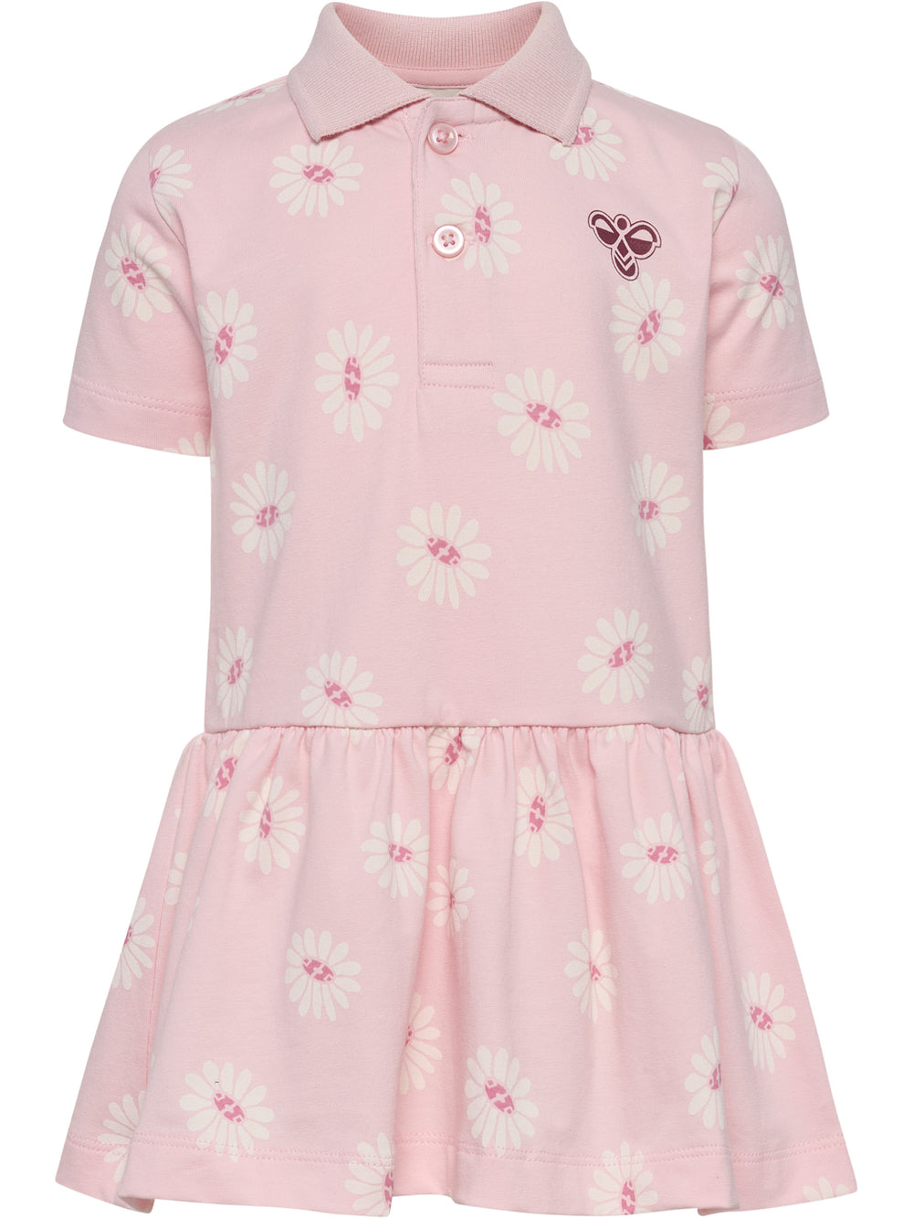 HUMMEL Mini Reg Flower Polo Dress S/S Kind (pale lilac)