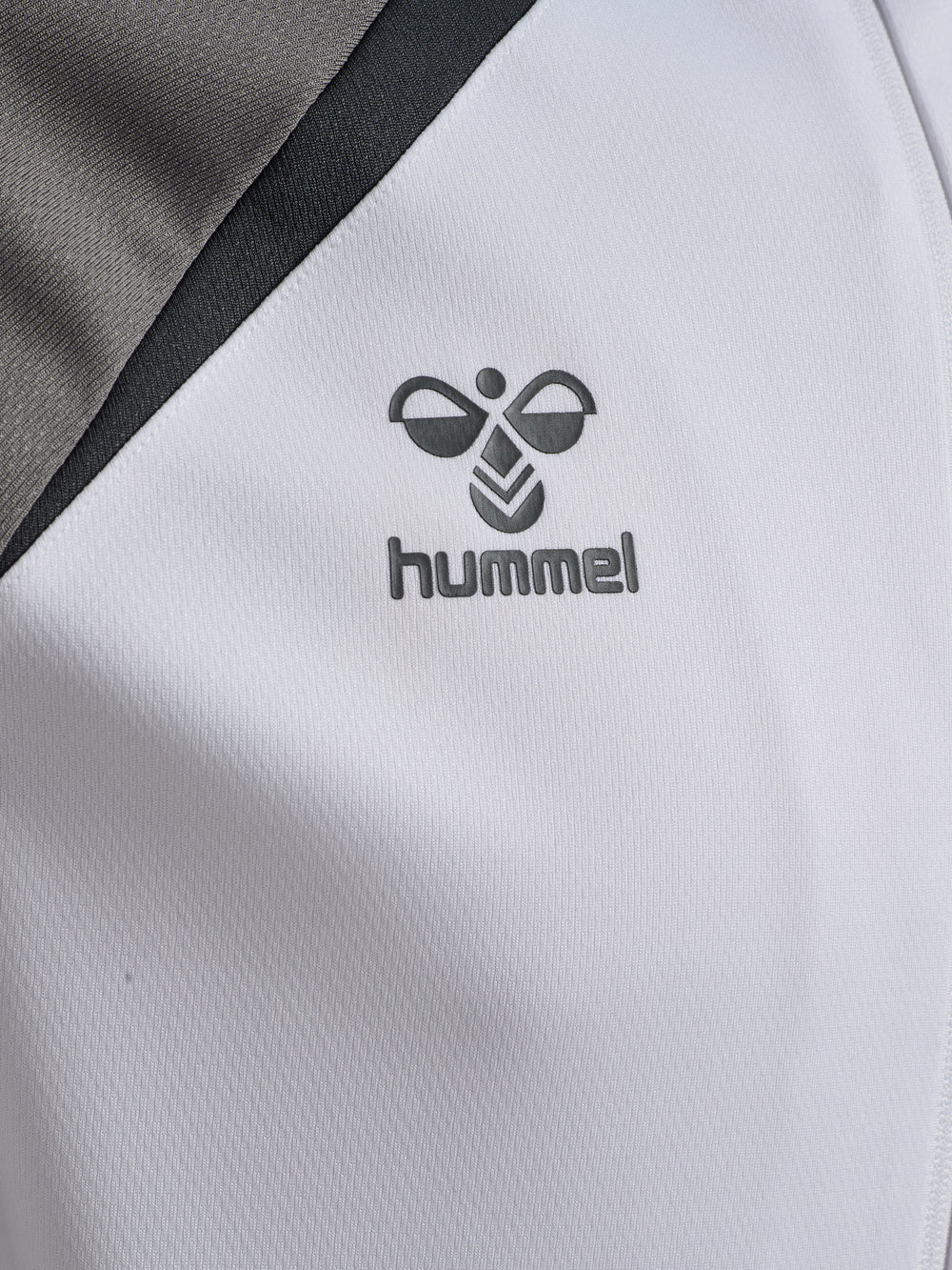 HUMMEL Lead 2.0 Zip Hoodie (white/steel gray)