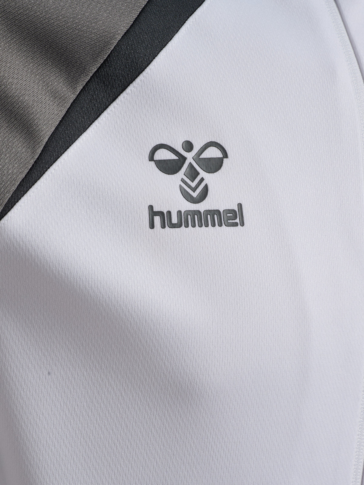 HUMMEL Lead 2.0 Zip Hoodie (white/steel gray)