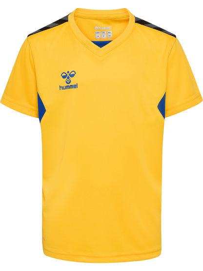 HUMMEL Authentic PL Jersey S/S Kind (sports yellow/true blue)
