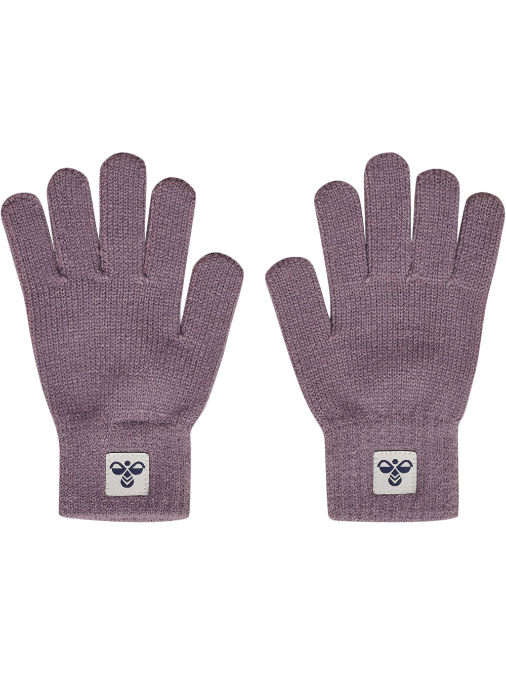HUMMEL Knit Gloves 2-Pack Kind (gray ridge)