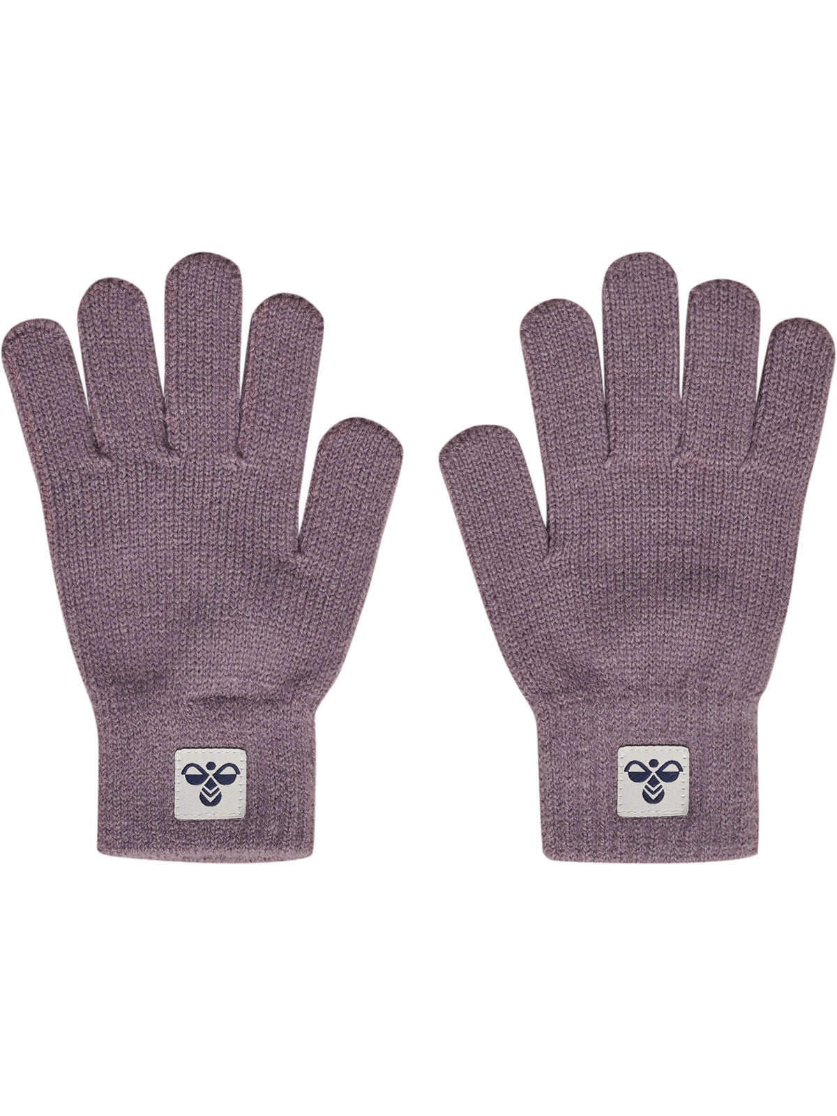 HUMMEL Knit Gloves 2-Pack Kind (gray ridge)