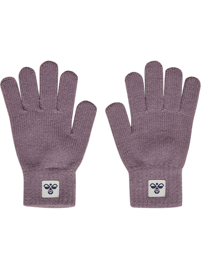 HUMMEL Knit Gloves 2-Pack Kind (gray ridge)
