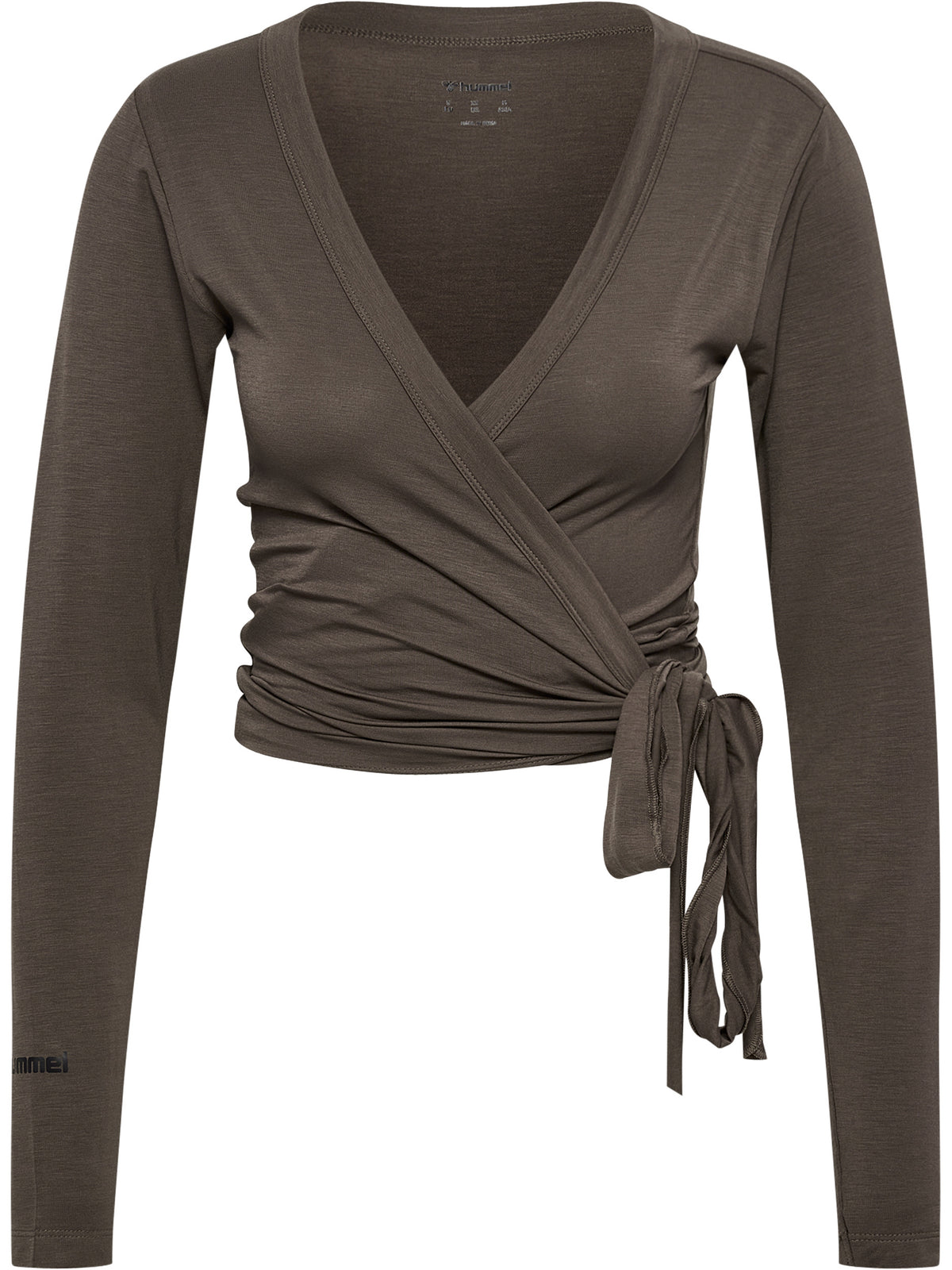 HUMMEL Soft Wrap Blouse Damen (major brown)