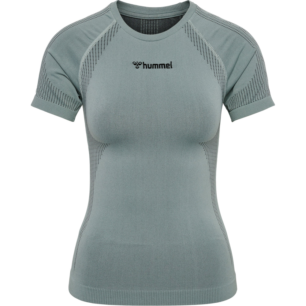 HUMMEL Mt Shaping Seamless T-Shirt Damen (chinois green)