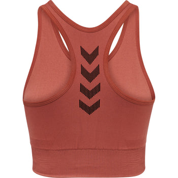 HUMMEL First Seamless Bra Damen (marsala)
