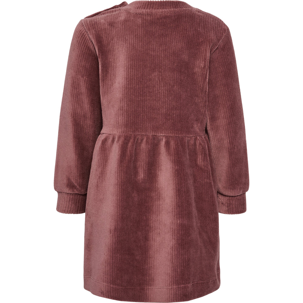HUMMEL Cordy Dress L/S Kind (rose brown)