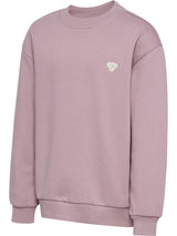 HUMMEL Loose Crewneck Bee Kind (sea fog)