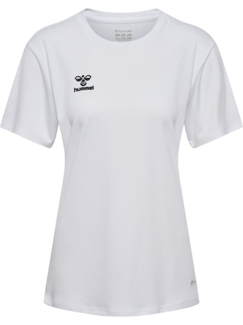 HUMMEL Essential Jersey S/S Damen Weiß