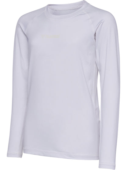 HUMMEL Bl Performance Tee L/S Kind (white)