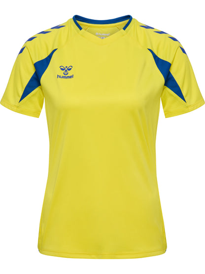 HUMMEL Core 2.0 Jersey S/S Damen (blazing yellow/true blue)
