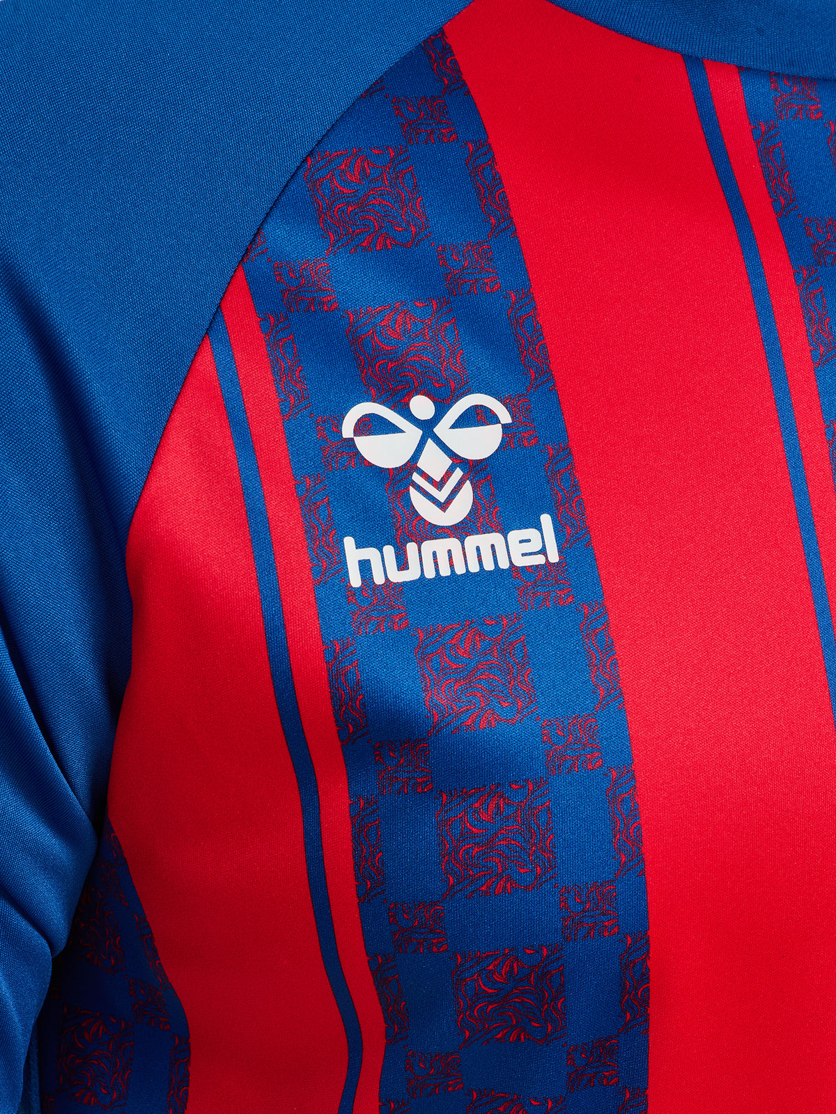 HUMMEL Match Striped Jersey S/S (true blue/true red)